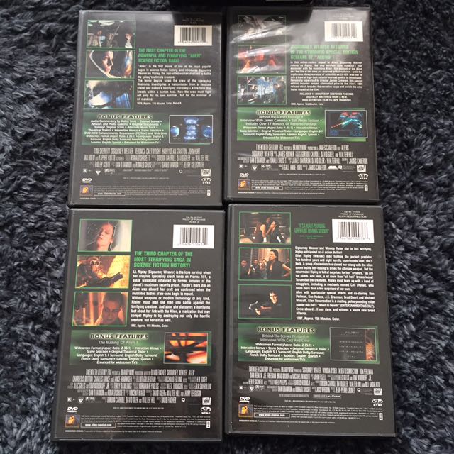 Alien Legacy (DVD R1, 1999, 4-disc box) THX 20th anniversary edition ...