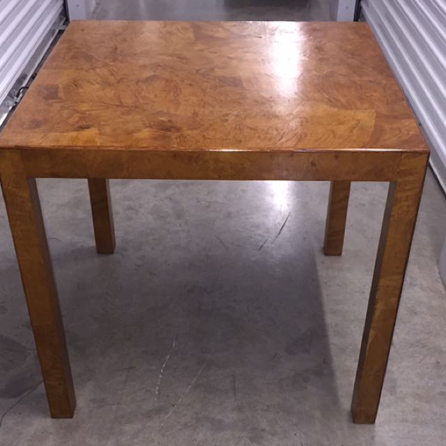 Burl Wood Veneer Table Furniture On Carou Burl Wood Veneer Table Furniture On