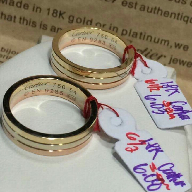 cartier gold ring womens