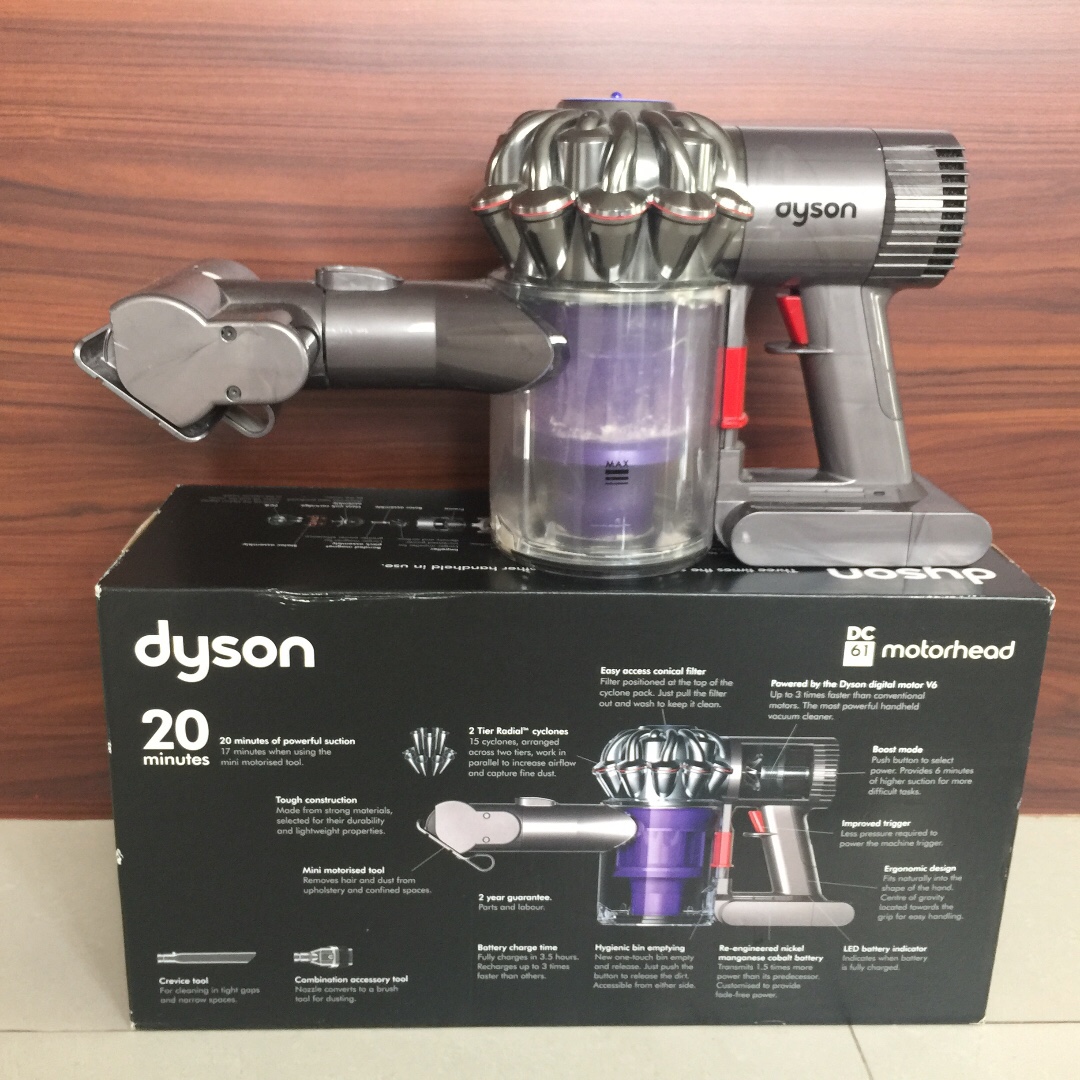 Dyson DC61 Handheld Vacuum Cleaner, Furniture  Home Living, Home Decor,  Other Home Decor on Carousell