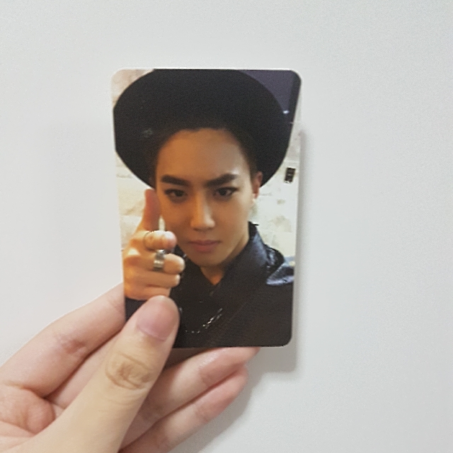 Exo Suho Exodus White Ver Photocard Entertainment K Wave On