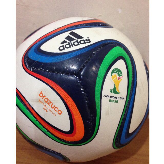 World Cup 2014 Brazil Adidas Brazuca Replica Glider Mini Soccer Ball Art#: G73636, Sports Equipment, Sports & Games, Racket & Ball Sports on Carousell