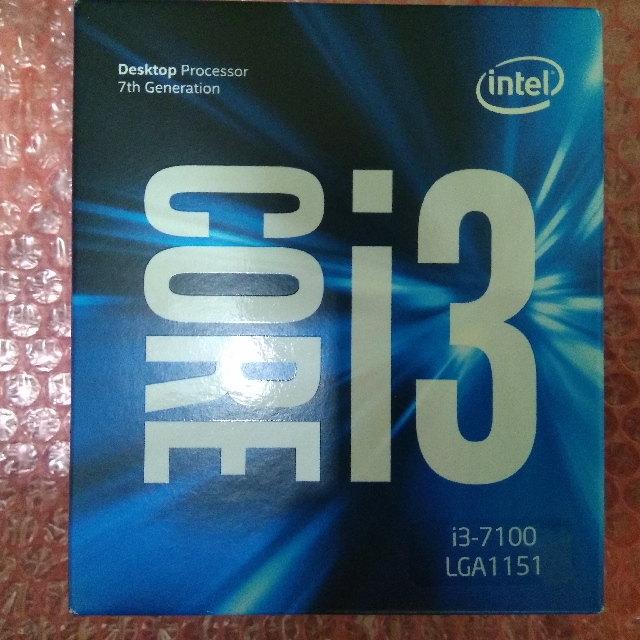 Intel Core i3-7100 中央處理器(盒裝代理), 電腦及科技產品, 電腦在