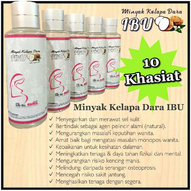 Minyak Kelapa Dara Ibu Health Beauty Perfumes Nail Care Others On Carousell