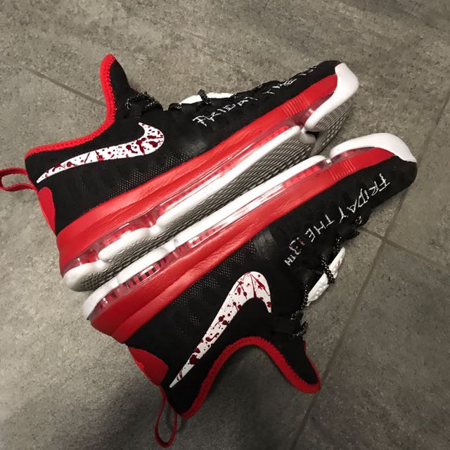 Nike KD 9 Custom Friday the 13th Women s Fashion Footwear Sneakers on Carousell