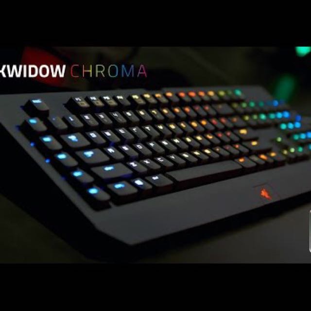 Razer Blackwidow Chroma V1 Electronics Computer Parts Accessories On Carousell With an incredibly lightweight actuation force of 50g, and a. razer blackwidow chroma v1 electronics