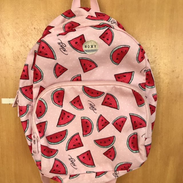 Roxy Watermelon Backpack Women s Fashion Bags Wallets Backpacks on Carousell