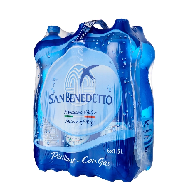 San Benedetto sparkling mineral water 7.3 ph 6x1.5, Furniture & Home