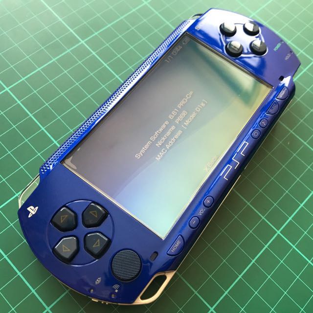 Sony Psp 1000 Blue Toys Games Video Gaming Video Games On Carousell