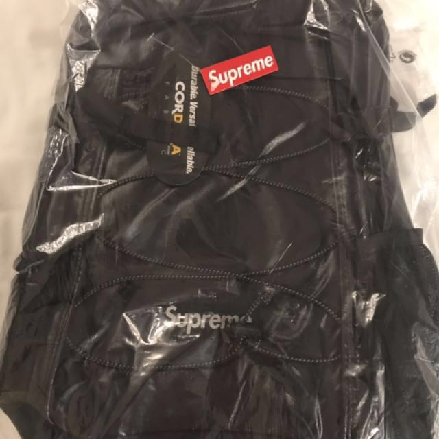 supreme backpack fw17 black