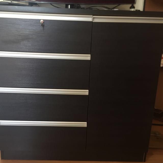 Tallboy with sales hanging space