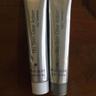Nu Skin clear action (day and night treatment)