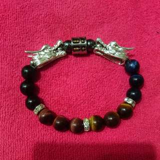 Five element Dragon head abacus bracelet