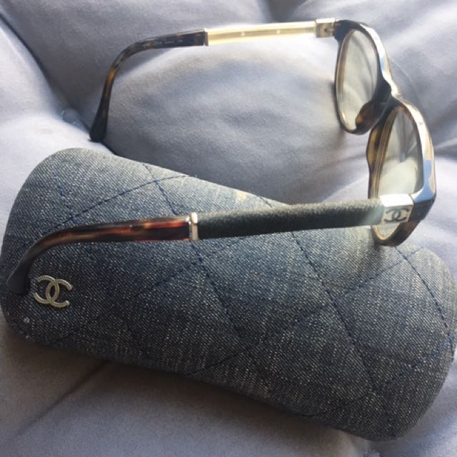 chanel denim glasses