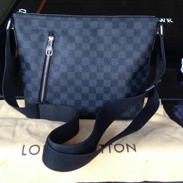 AUTHENTIC LOUIS VUITTON MICK PM DAMIER GRAPHITE SLING BAG MADE IN FRANCE,  Luxury, Bags & Wallets on Carousell
