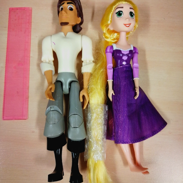 rapunzel and flynn dolls