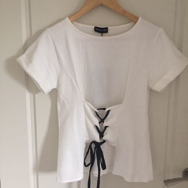 Bnwt Pretty Little Thing Corset T Shirt Women S Fashion Clothes