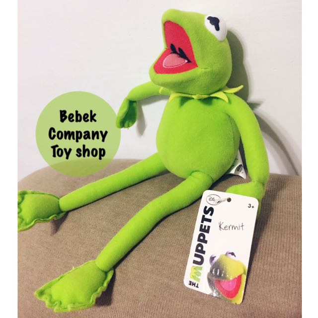 Disney The Muppet Show Muppets 迪士尼布偶秀柯密特蛙柯密蛙青蛙玩偶二手玩具 玩具 玩偶在旋轉拍賣