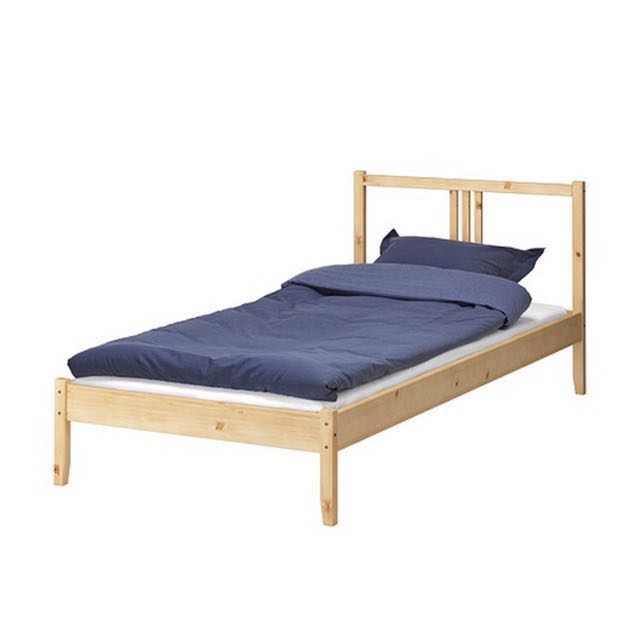 ikea single bed frame with mattress