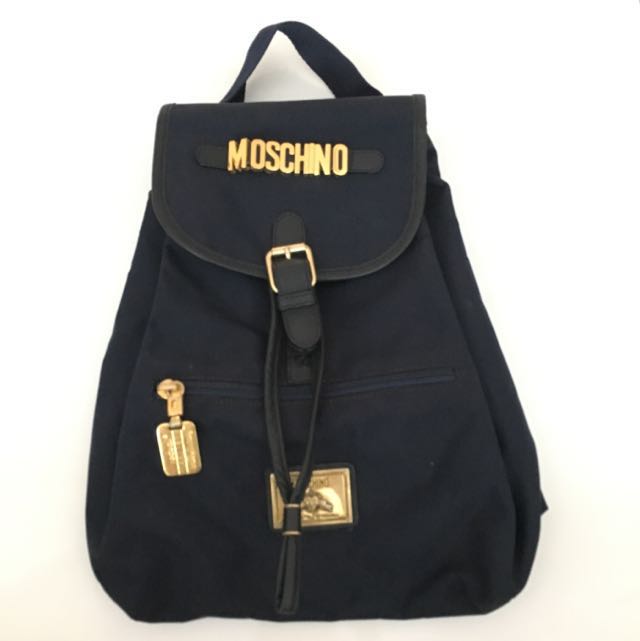 moschino nylon backpack