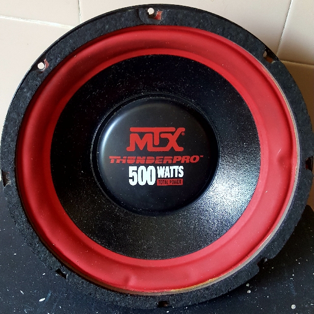 MTX ThunderPro 10 inches powerful car woofer 500 watt
