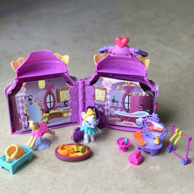 My little pony cutie mark magic rarity booktique playset sales