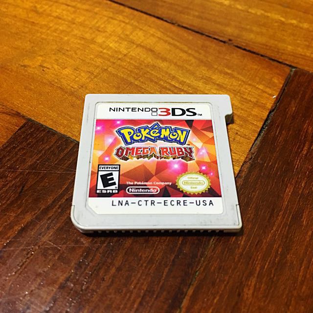 Nintendo 3DS Game Pokemon Omega Ruby, Video Gaming, Video Games