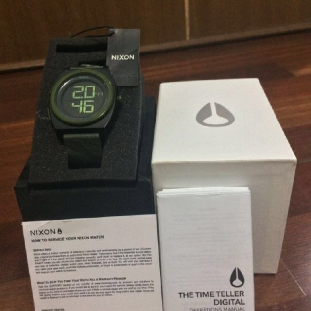 Nixon time shop teller digi manual