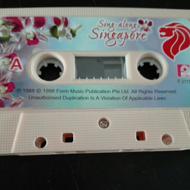 Sing Along Singapore Cassette tape, Hobbies & Toys, Music & Media