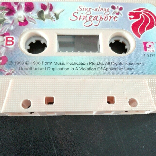 Sing Along Singapore Cassette tape, Hobbies & Toys, Music & Media
