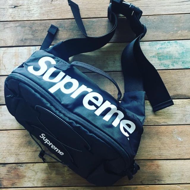 Supreme Waist Bag SS17 acid green, Men's Fashion, Bags, Belt bags, Clutches  and Pouches on Carousell