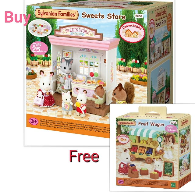 sylvanian families fruit wagon