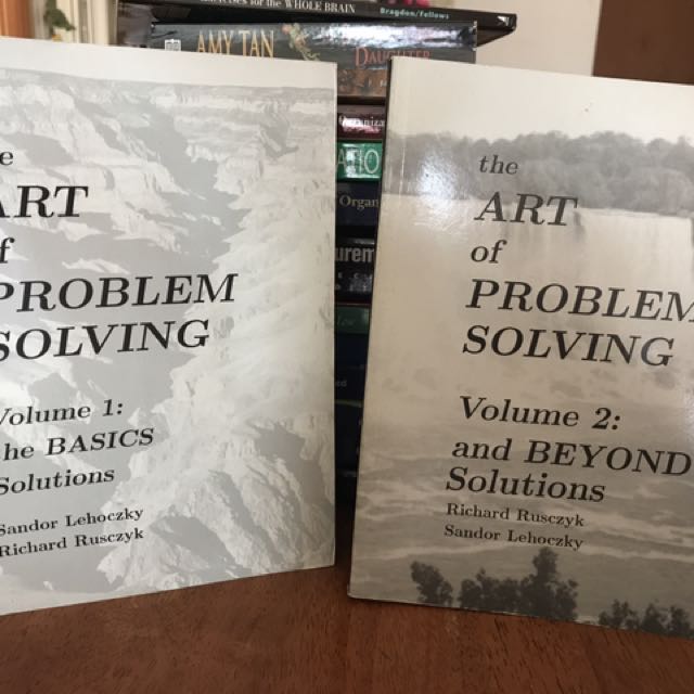 The Art Of Problem Solving Vol1 2 With Solutions Books