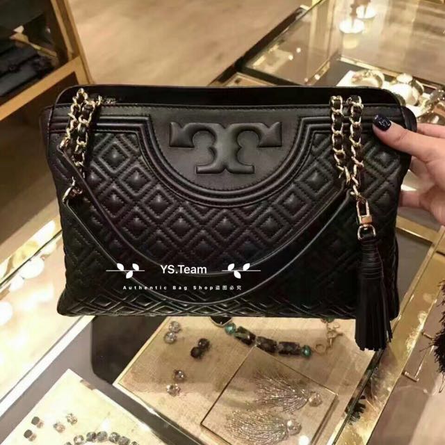 Tory burch fleming open shoulder bag on sale