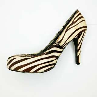 Zebra Printed Heels