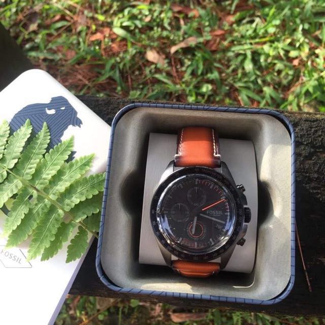 Fossil Sport 54 Chronograph Black Dial 