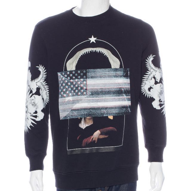 Givenchy sweater jaws america print 