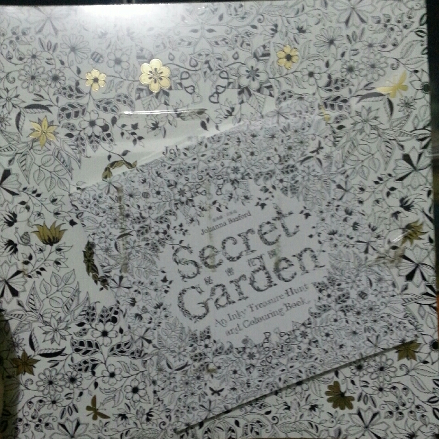 Johanna Basfords Secret Garden Adult Colouring Book Design Craft