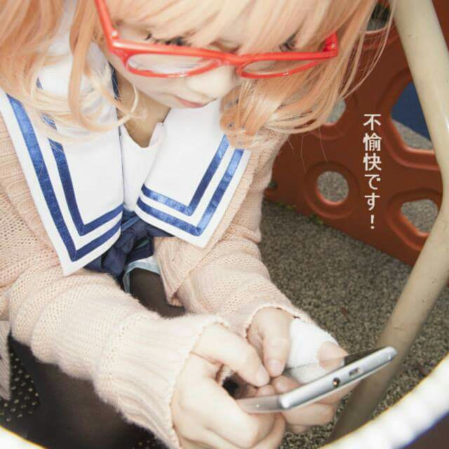 Get Wallpaper Kyoukai No Kanata Mirai Cosplay Entertainment J Pop On Carousell Desktop Wallpaper