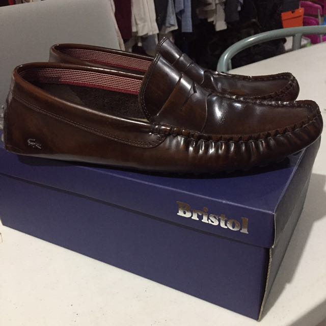 lacoste concours driving shoes
