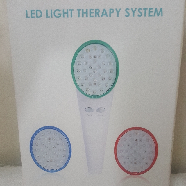 LED LIGHT THERAPY SYSTEM (Category: Massage Devices) located in Batangas. Submitted by choices.ph (Listing ID 127426686, Image 1). Description: -3 Treatments in 1 LED Therapy System Red,Blue, Green for Acne, Wrinkles. -In very good condition..