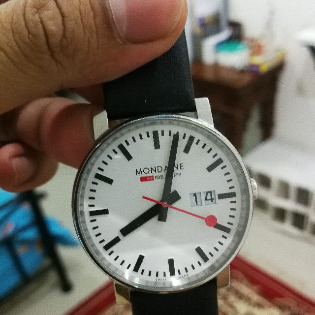 Mondaine 100 Original Fesyen Pria Jam Tangan Di Carousell
