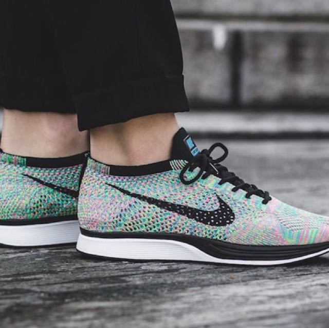 Nike flyknit racer 2.0 multicolor discount