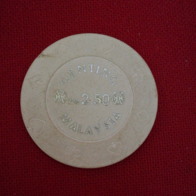 Old Genting Casino Chip RM2.50, Hobbies & Toys, Collectibles & Memorabilia, Currency on Carousell