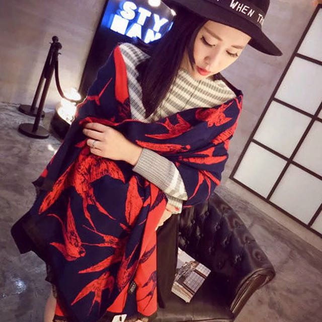 branded cap shawl