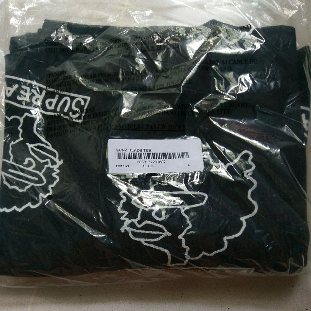 Supreme Gonz Heads Tshirt tees black large not palace gosha adidas