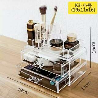 Arcylic / Tempat Kosmetik / Box Cosmetics / Arcylic Murah / Murmer / Tempat Make Up