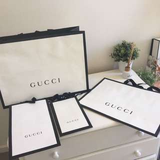AUTHENTIC Gucci Paper Bags