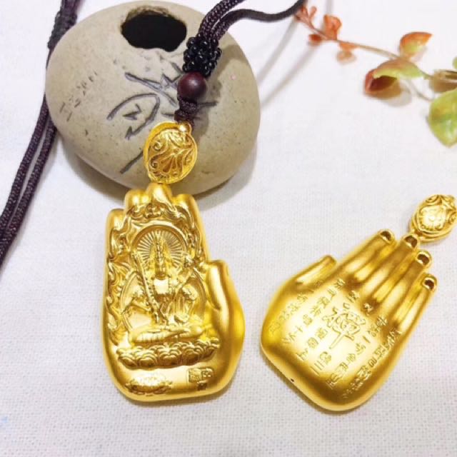24k Gold Buddha Pendant