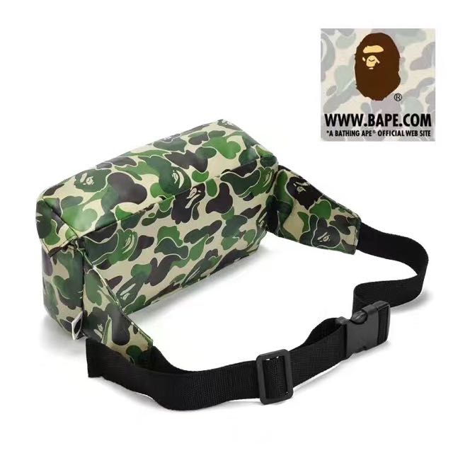 A Bathing Ape Bape CAMO Waist Bag Limited Edition